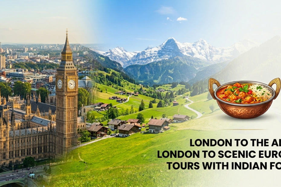 Europe tours from London with Indian food